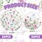 40Pcs Wildflower Paper Plates Floral Party Decoration 7 In & 9 Inch Disposable Dinner Dessert Plates for summer occasions